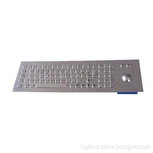 wall mount Kiosk Metal Keyboard , Medical IP65 water proof